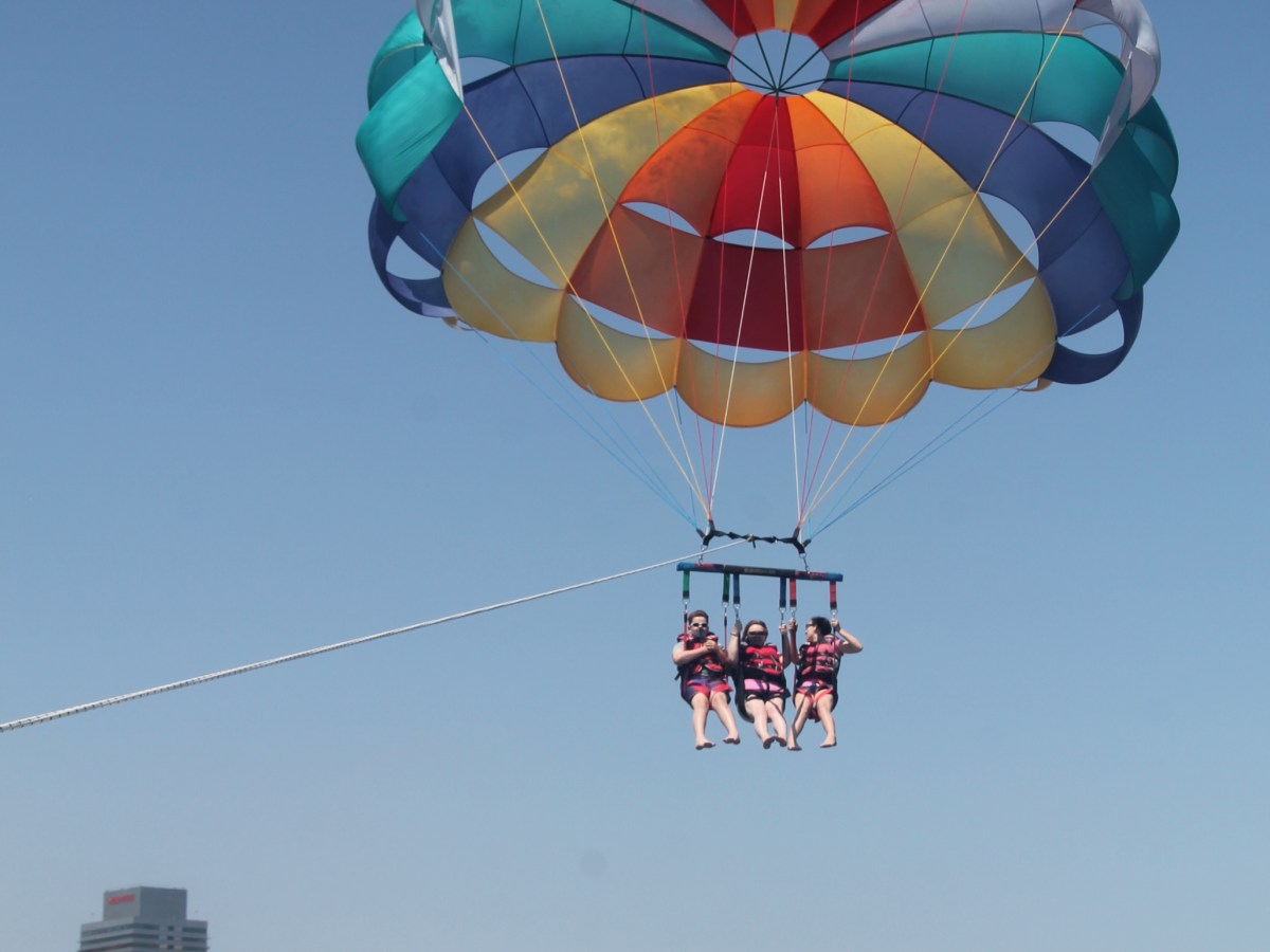 22. Go parasailing